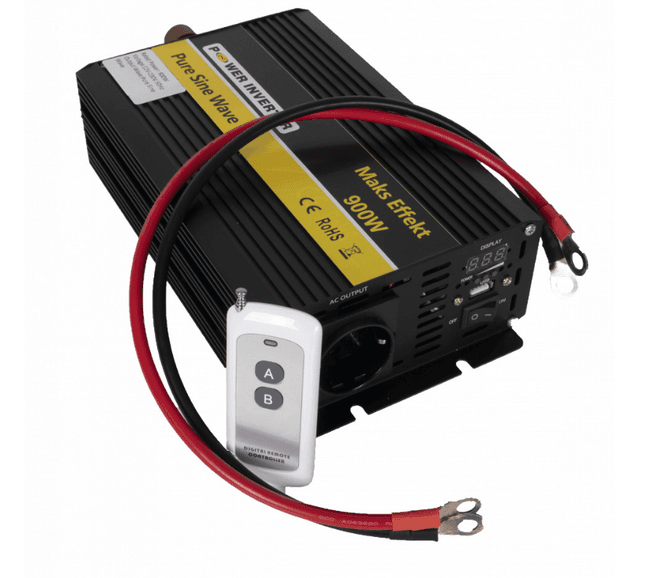 Hovedbilde POWER Inverter 12V 900W Ren Sinus - ...