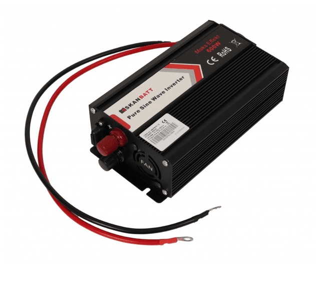 Hovedbilde SKANBATT Inverter 12V 600W Ren Sinus