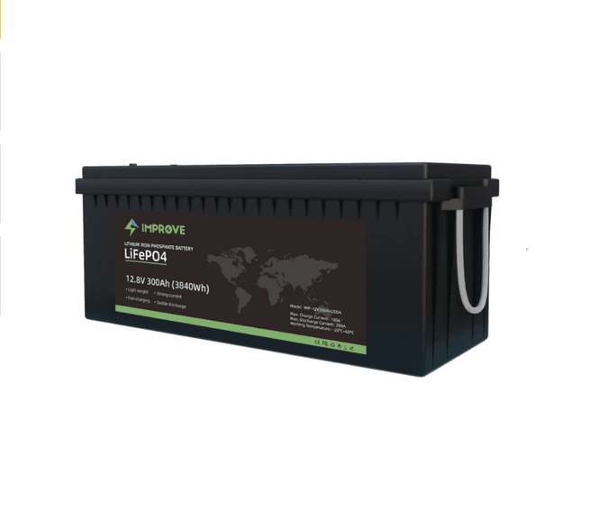 Hovedbilde IMPROVE Lithium Batteri 12V 300Ah (LiFePO4) BMS ...