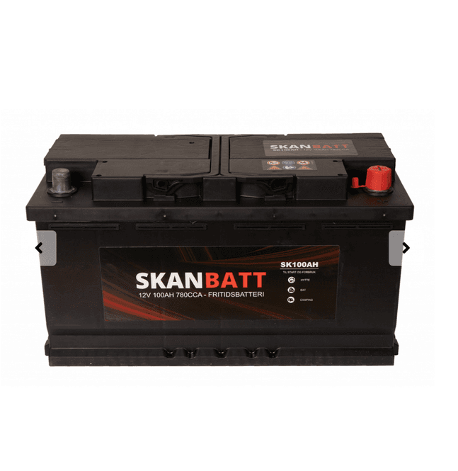 Hovedbilde SKANBATT Fritidsbatteri 12V 100AH 780CCA