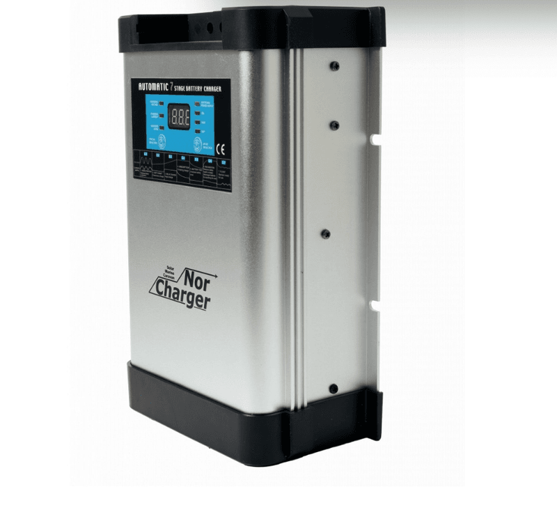 NOR CHARGER Pro Serie Elektronisk Batterilader 12V 40A - 2 Kanaler