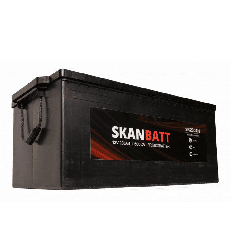 SKANBATT Fritidsbatteri 12V 230AH 1150CCA